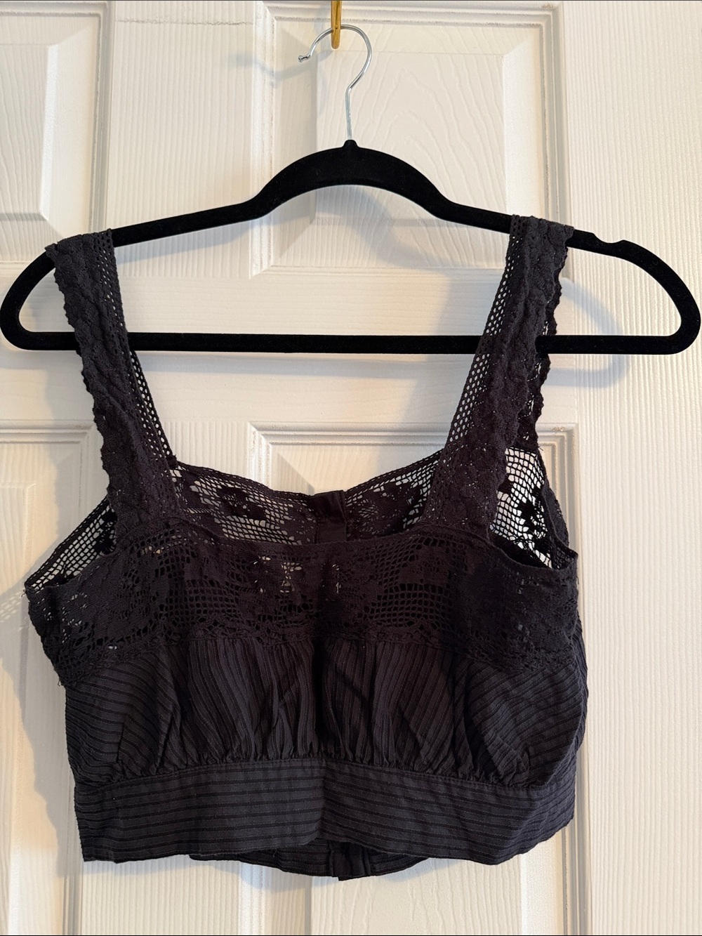 Urban Outfitters Black Crochet Lace Tank - Picture 3 of 4